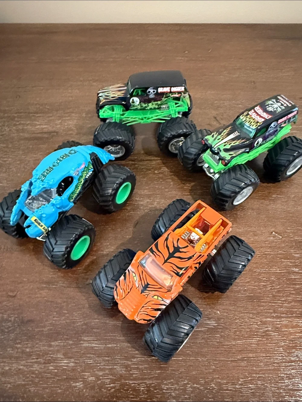 Monster Jam Diecast Monster Trucks Crushstation, Grave Diggers and Prowler